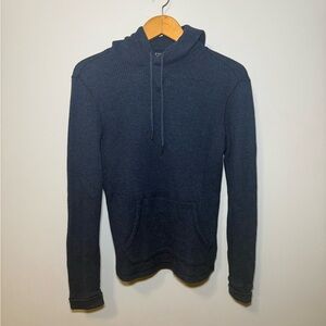 Polo Ralph Lauren Men’s Navy Waffle Knit Jersey Hoodie | S